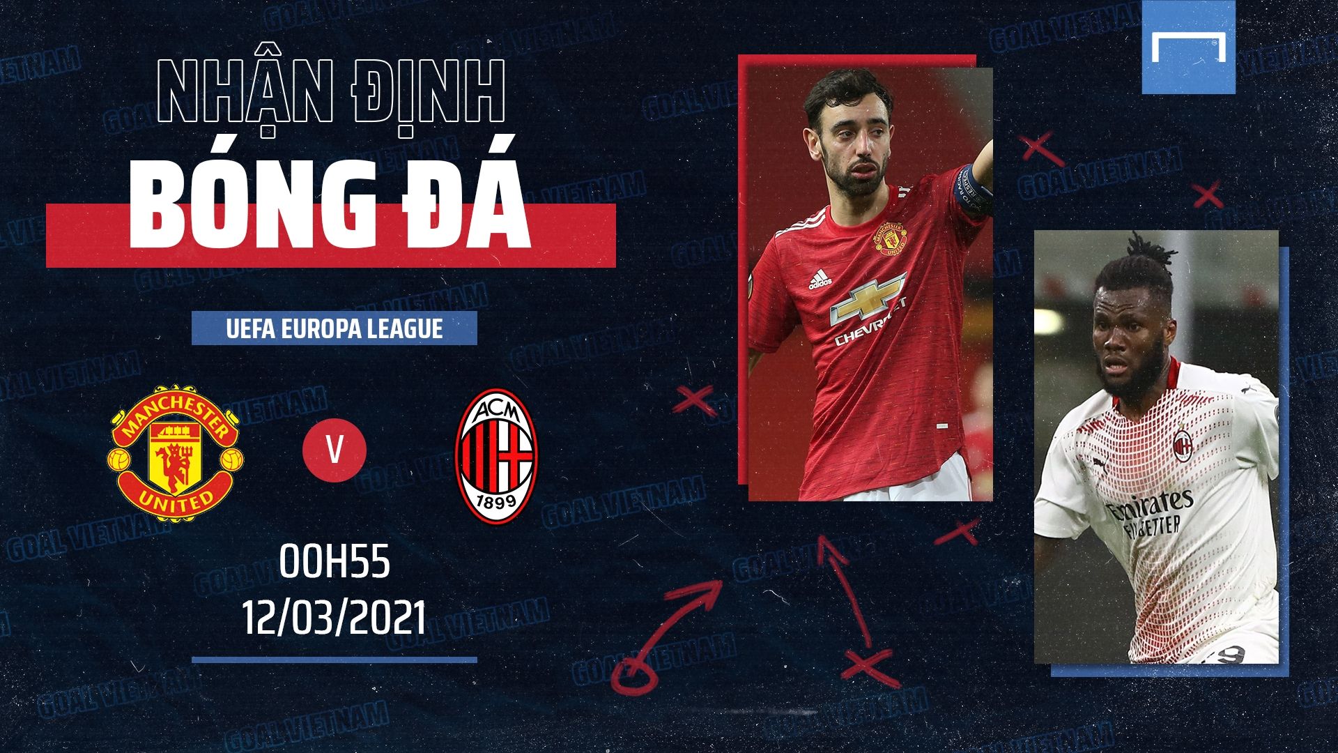 Preview Manchester United vs AC Milan Europa League 2020/21 GFX