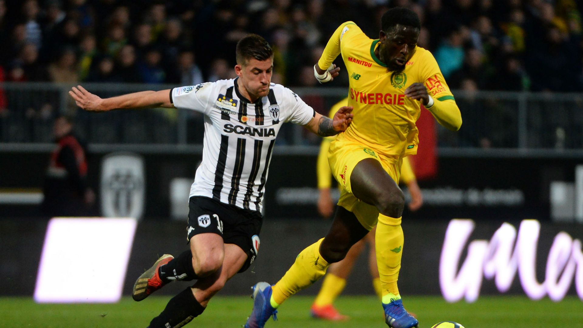 Baptiste Santamaria Abdoulaye Toure Angers nantes Ligue 1 20012018