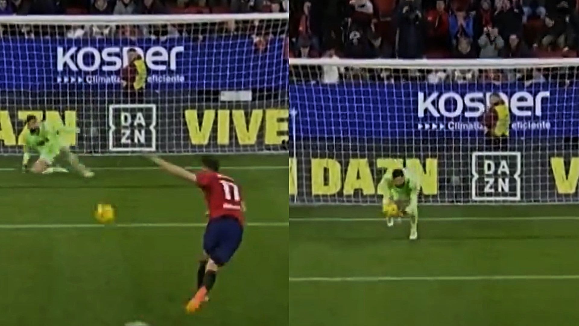 Budimir penalty Osasuna Valencia