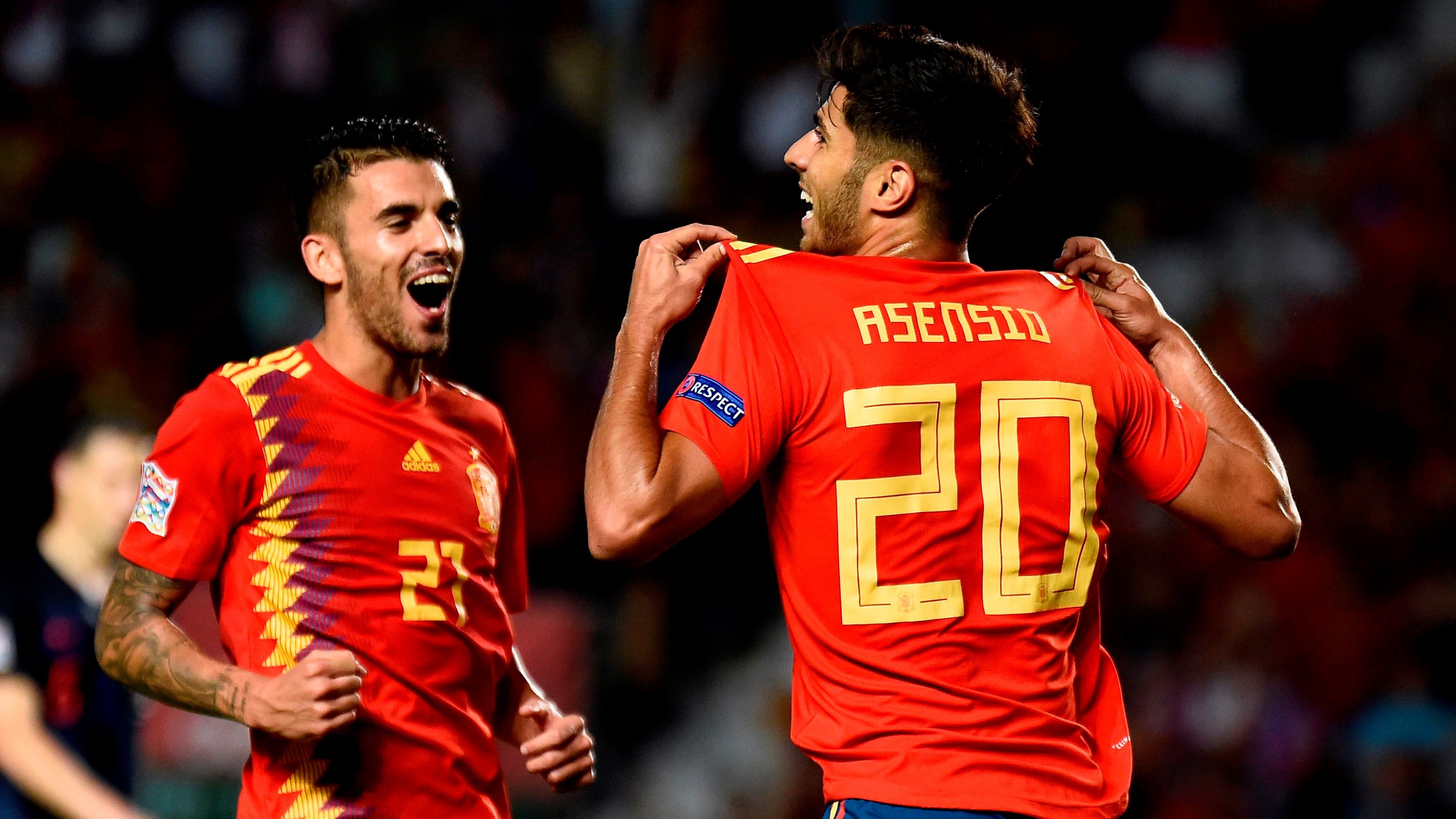 Marco Asensio Dani Ceballos España Croacia Spain Croatia UEFA Nations League 11092018