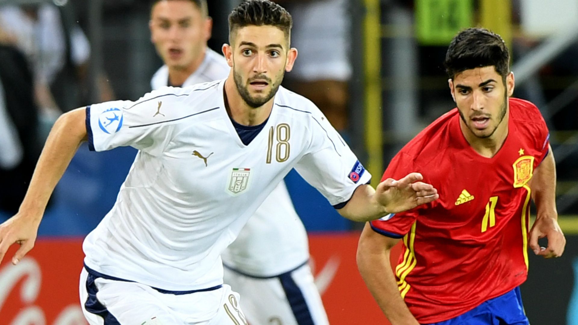 Asensio Gagliardini Spain U21 Italy U21