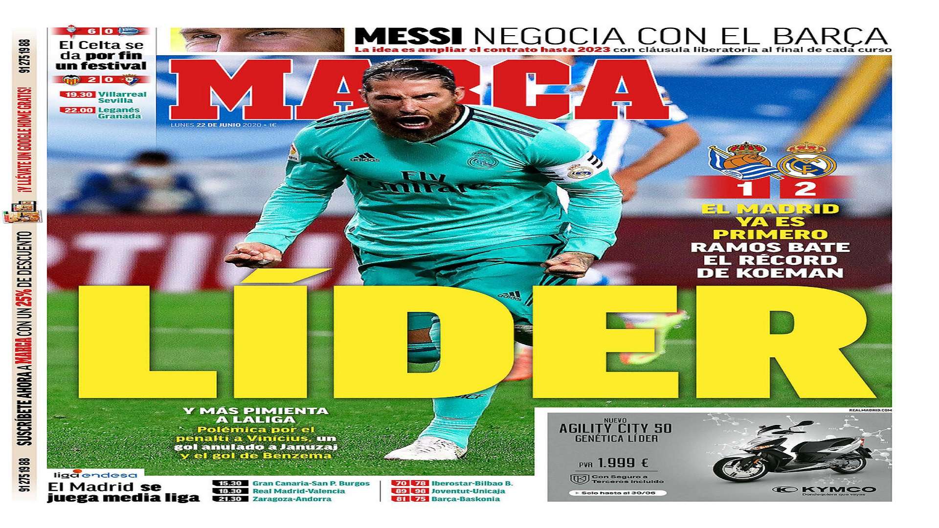 newspapers 22 June embed only Marca