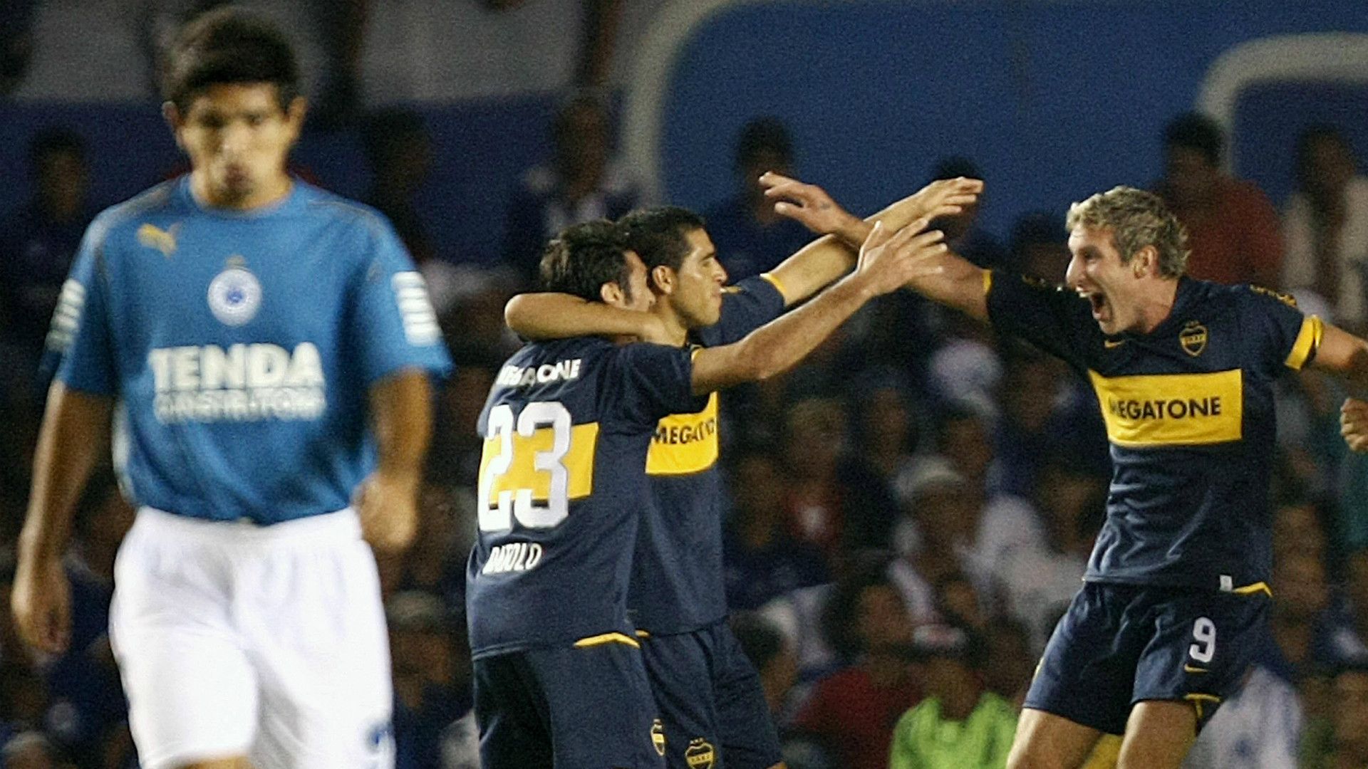 Palermo Riquelme Cruzeiro Boca Octavos de final Copa Libertadores 2008