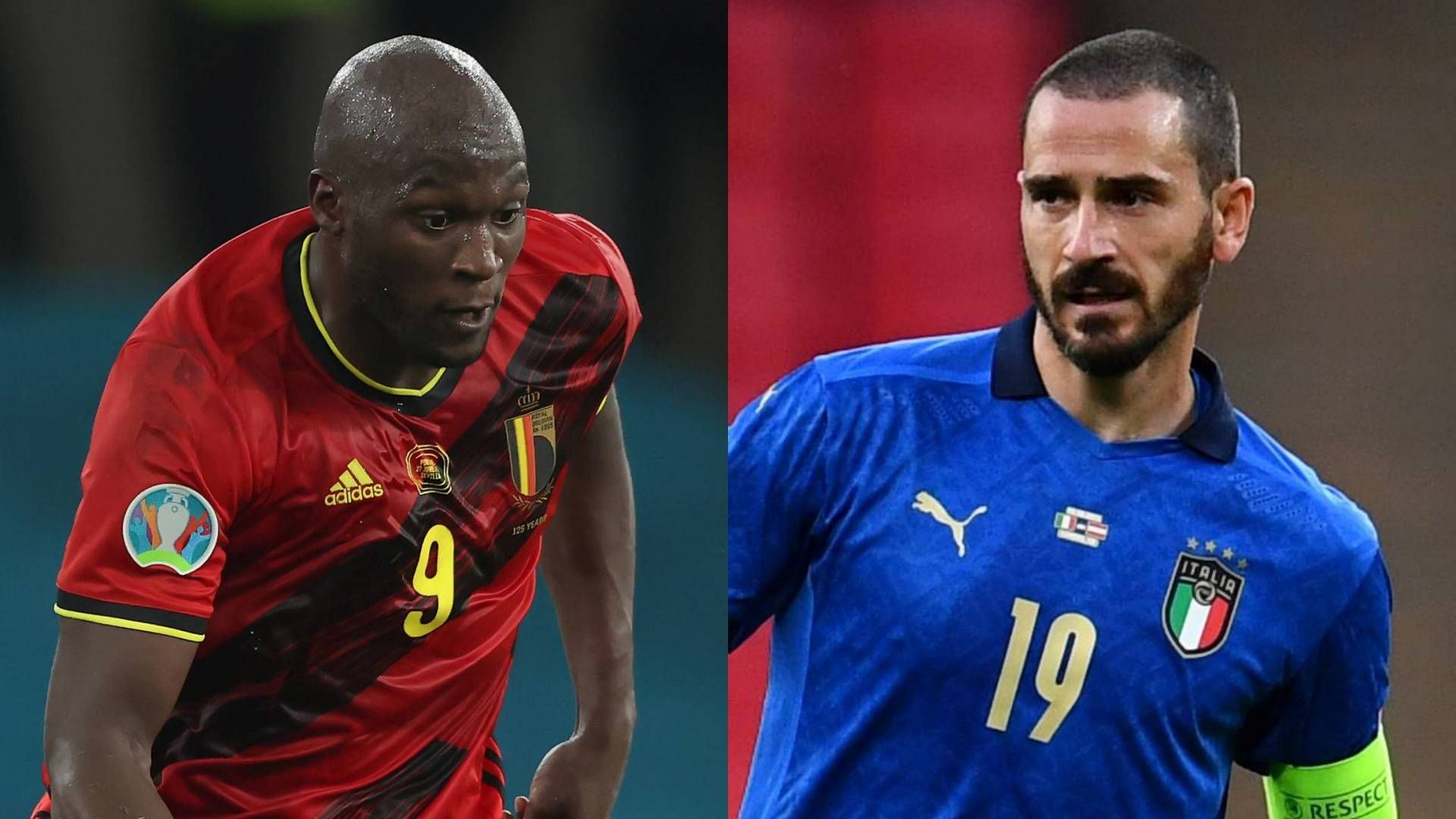 Romelu Lukaku Belgium Leonardo Bonucci Italy