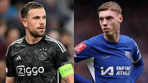 Jordan Henderson Cole Palmer England Ajax Chelsea