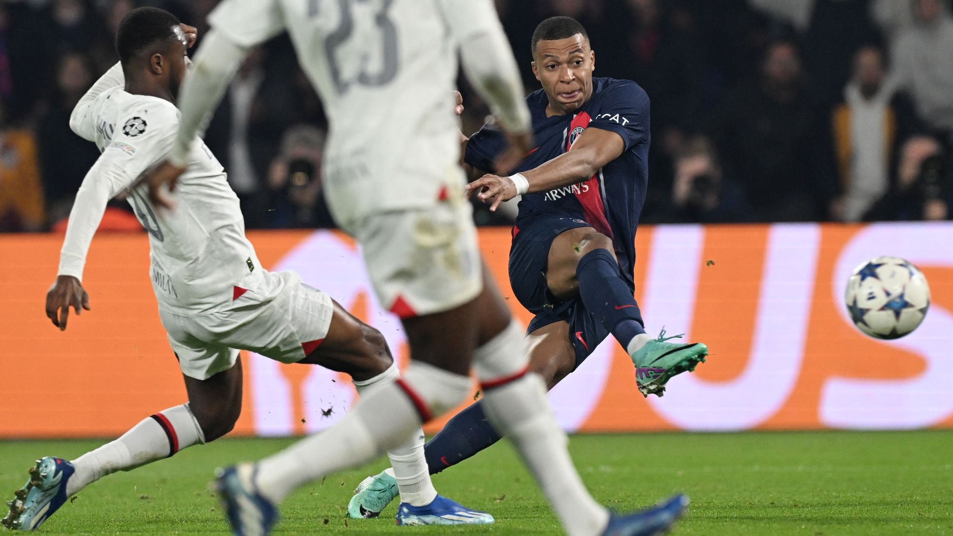 Mbappe PSG Milan Champions League