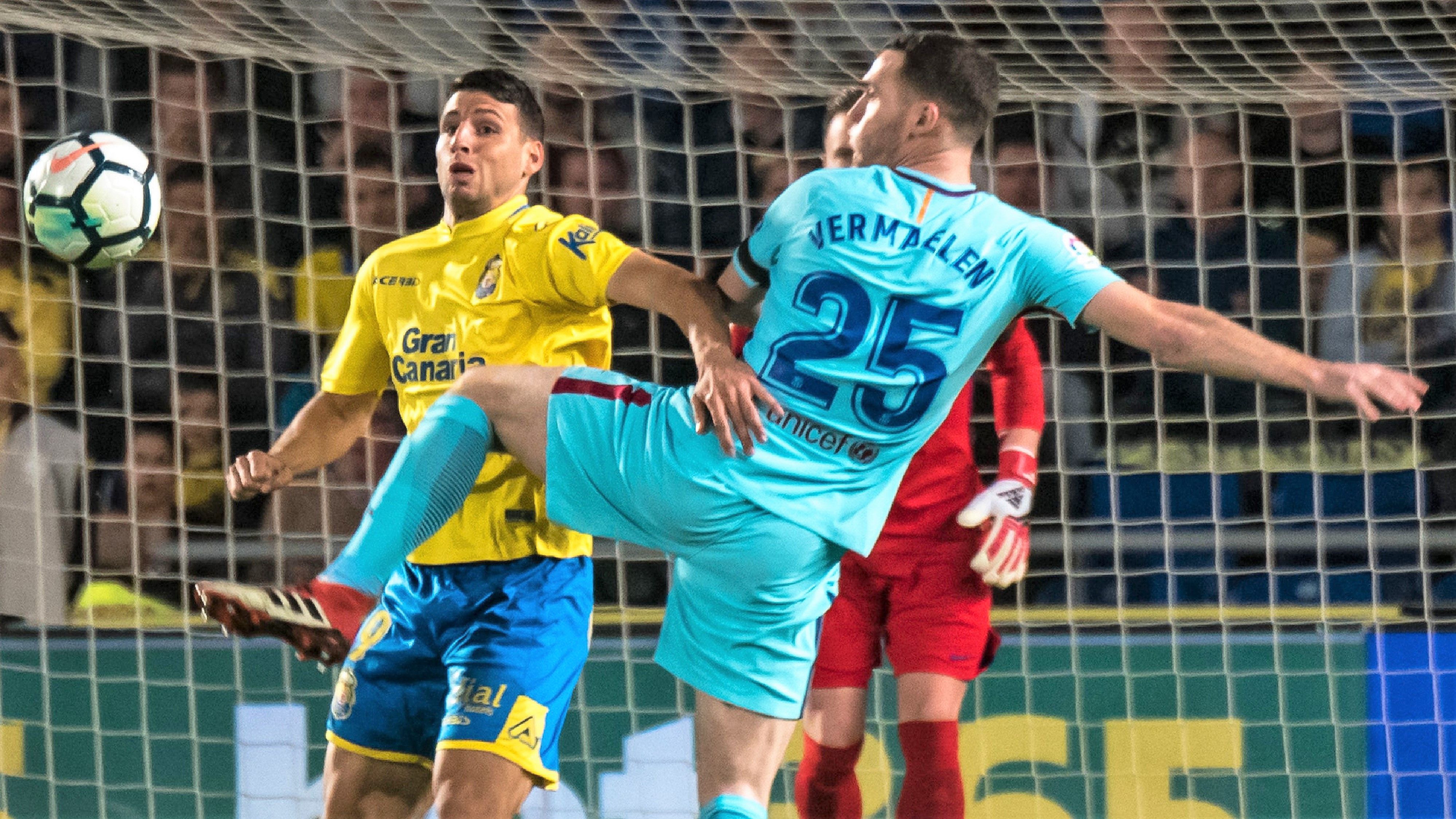 Jonathan Calleri Tomas Vermaelen Las Palmas Barcelona LaLiga 01032018