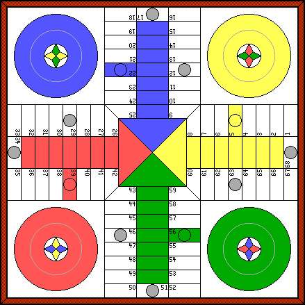 Tablero parchís Ludo