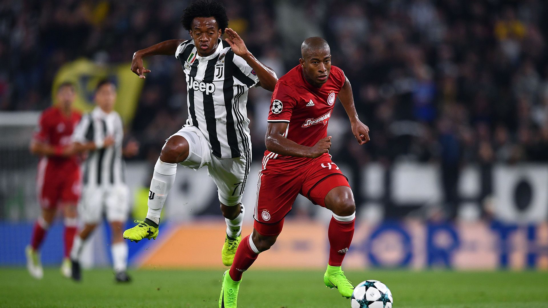 Juan Cuadrado Juventus Olympiacos Champions League