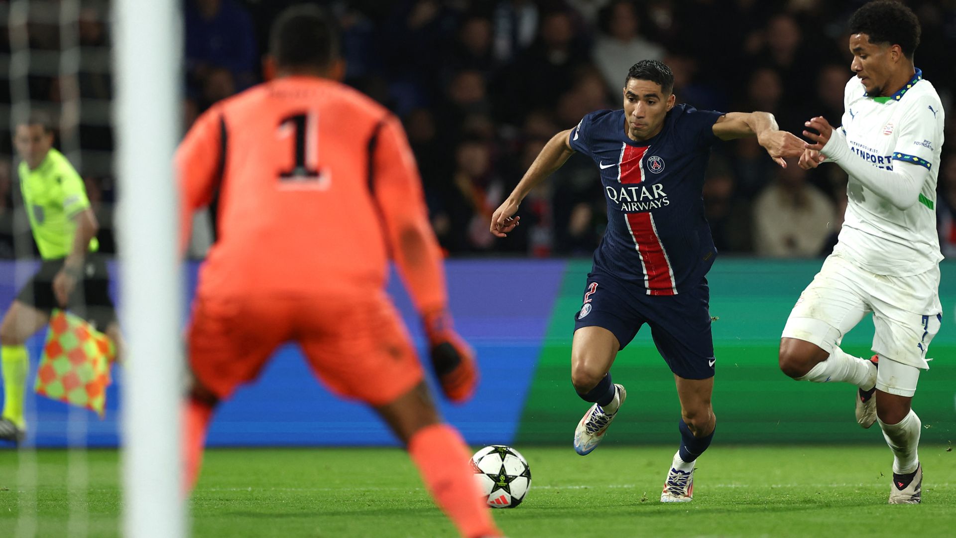 Achraf Hakimi PSG PSV Champions League 22102024