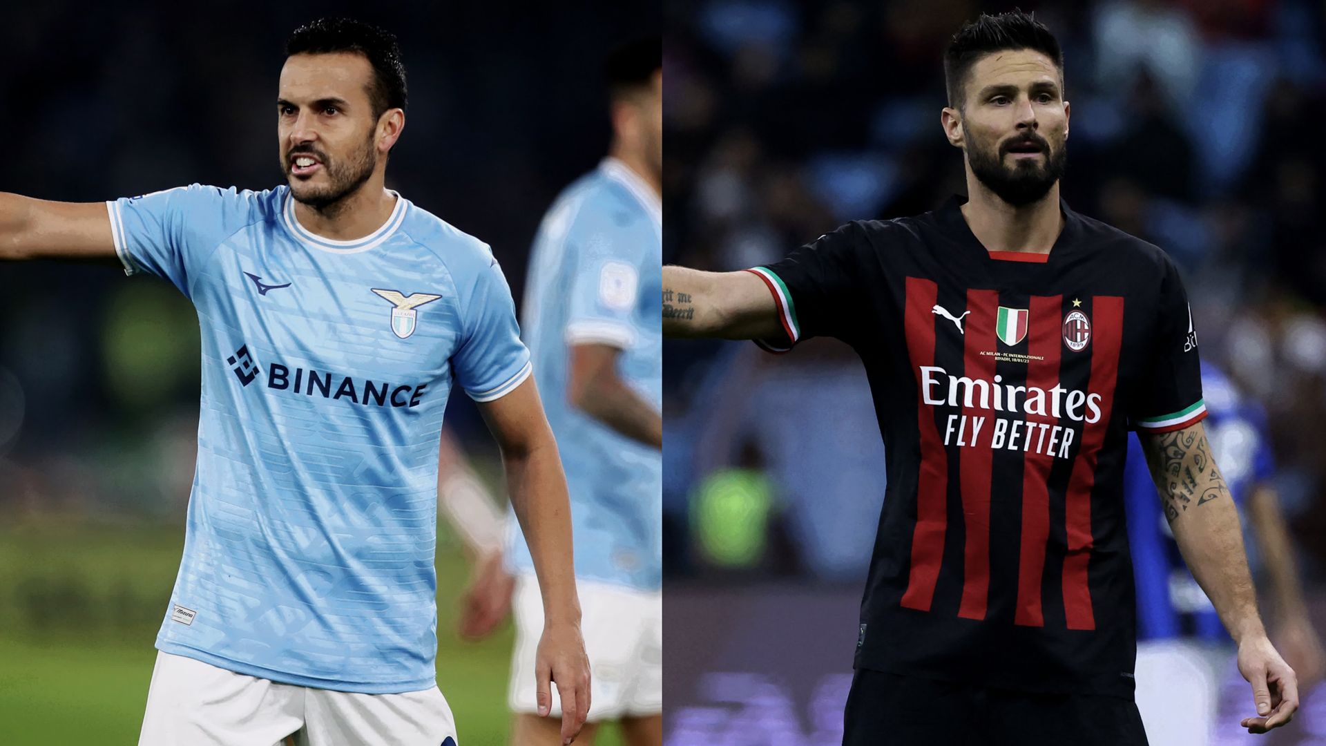 Lazio Pedro AC Milan Giroud Serie A