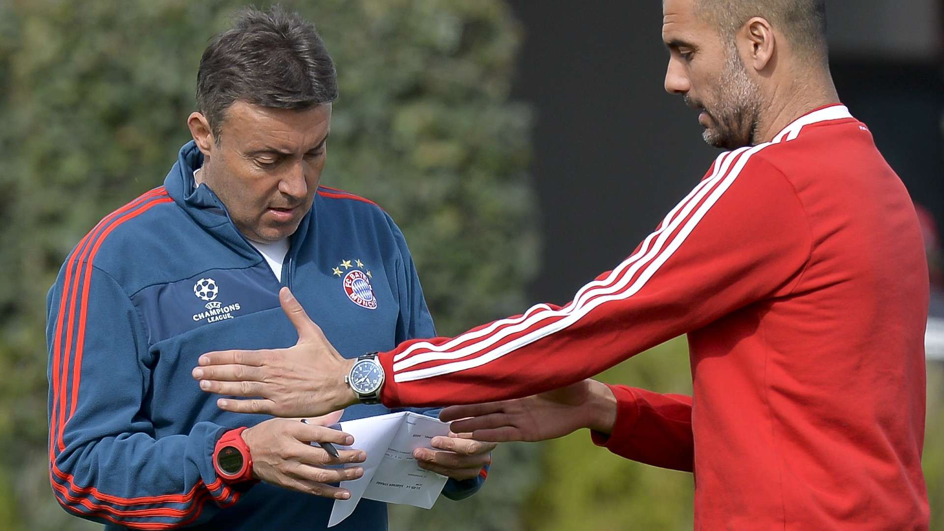 DOMENEC TORRENT PEP GUARDIOLA BAYERN MÜNCHEN