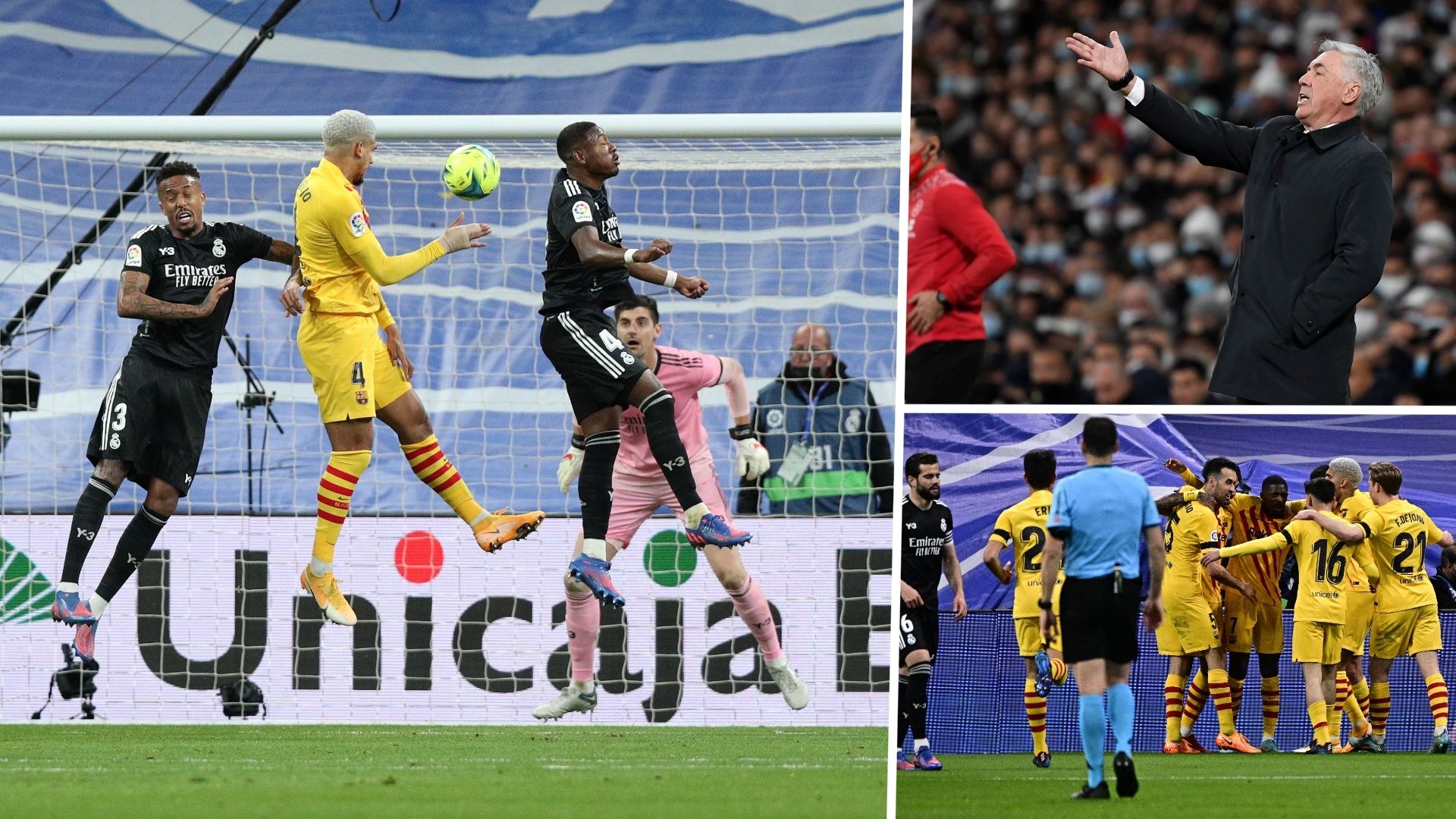 Real Madrid Vs. Barcelona, Ancelotti GFX