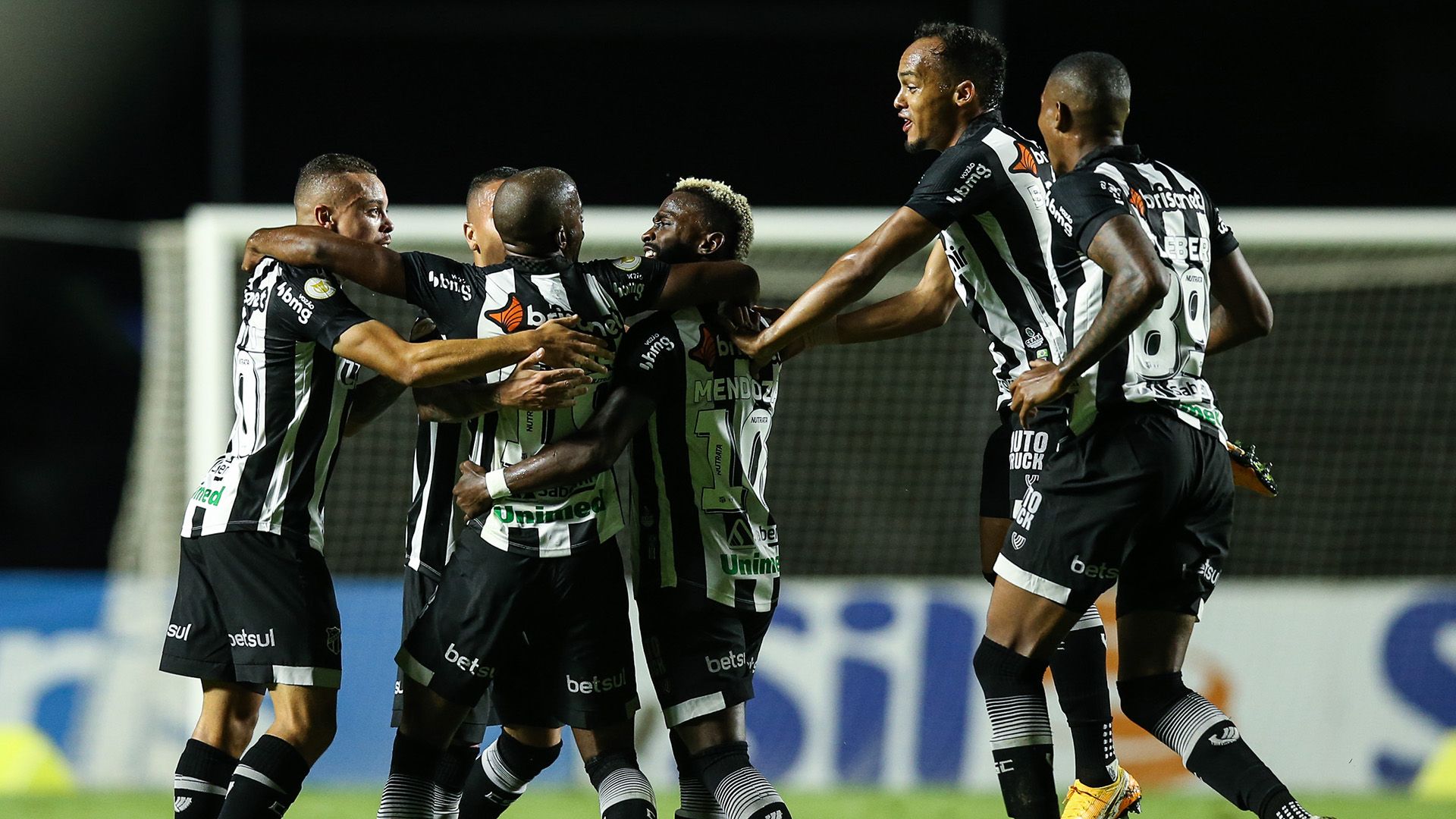 Jogadores comemoram, São Paulo x Ceará, Brasileirão, 14102021