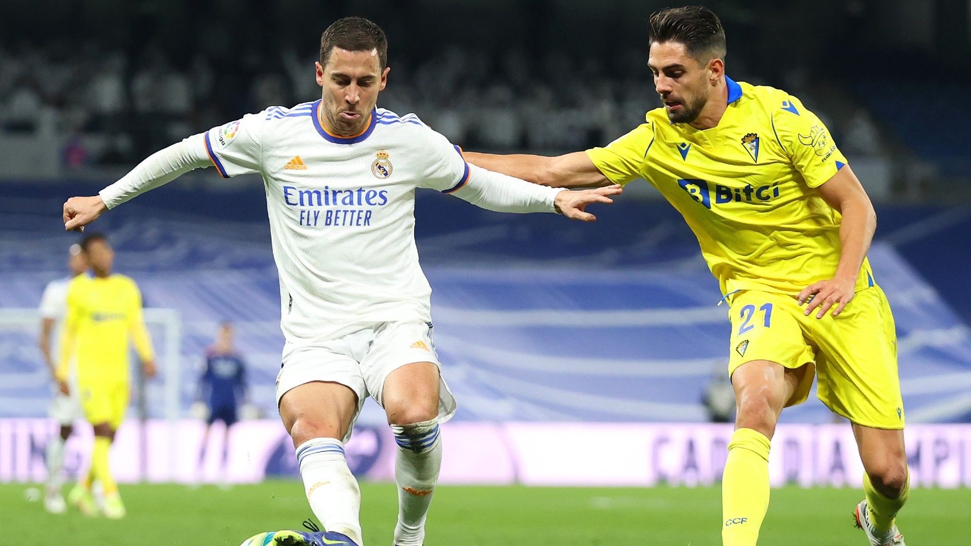Eden Hazard Real Madrid vs Cadiz La Liga 2021-22