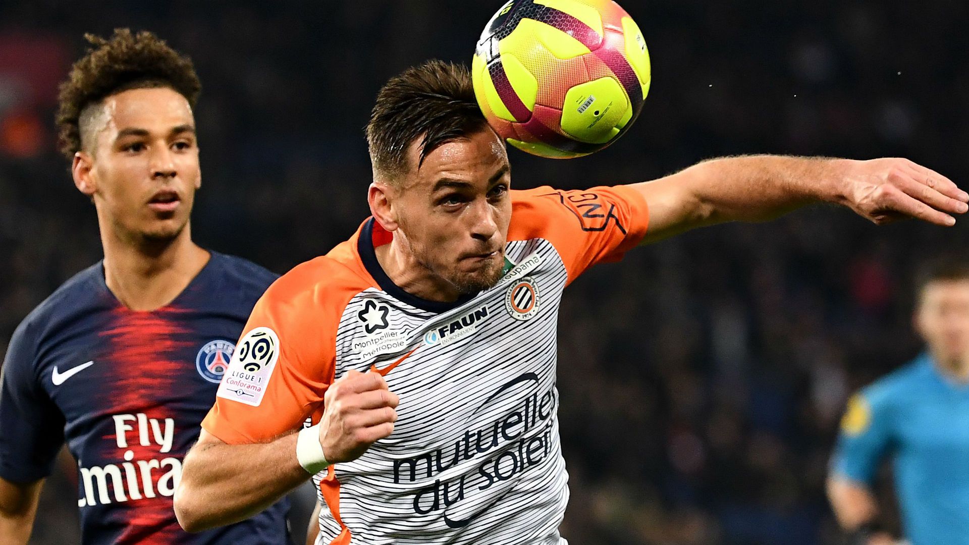 Thilo Kehrer Ruben Aguilar PSG Montpellier Ligue 1 20022019