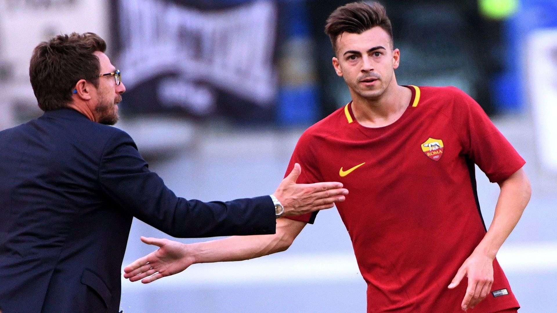 Eusebio Di Francesco Stephan El Shaarawy Roma Udinese