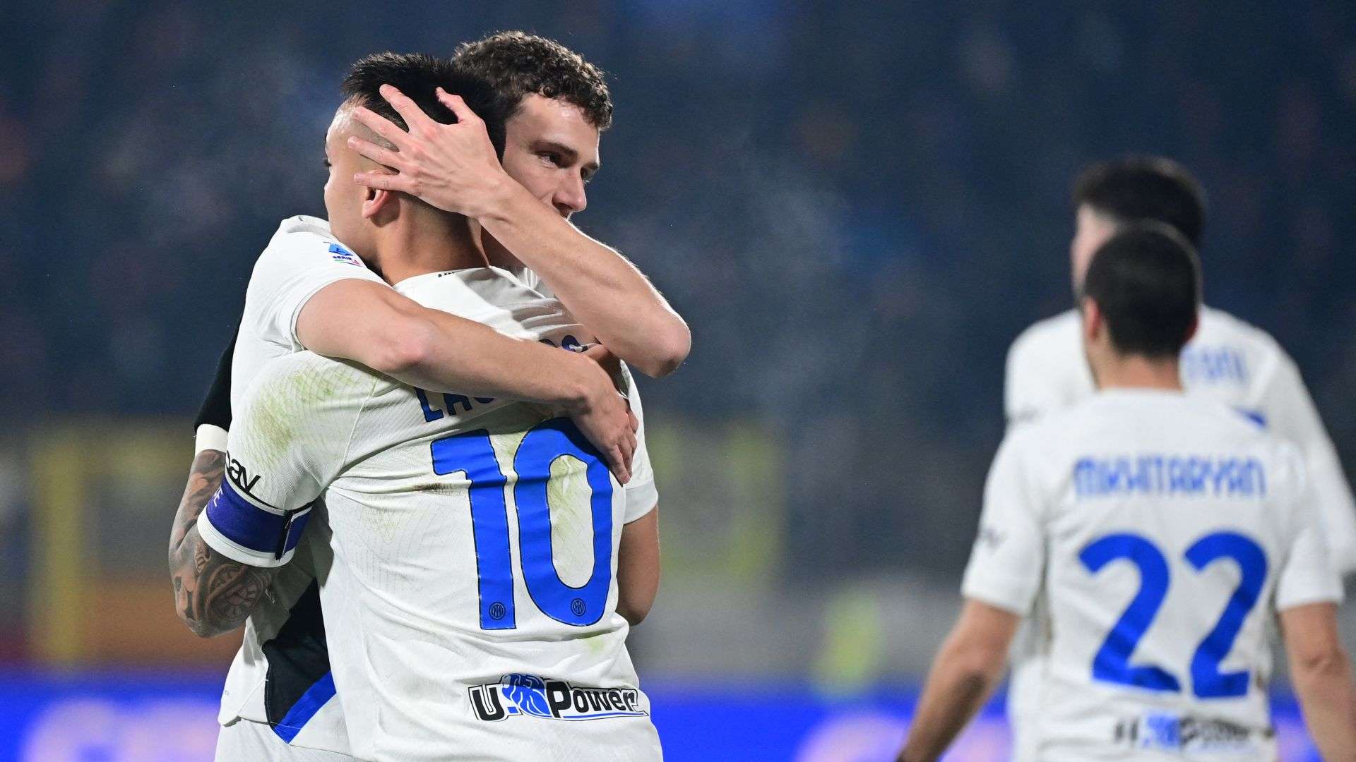 Lautaro Martinez Benjamin Pavard Monza Inter Serie A