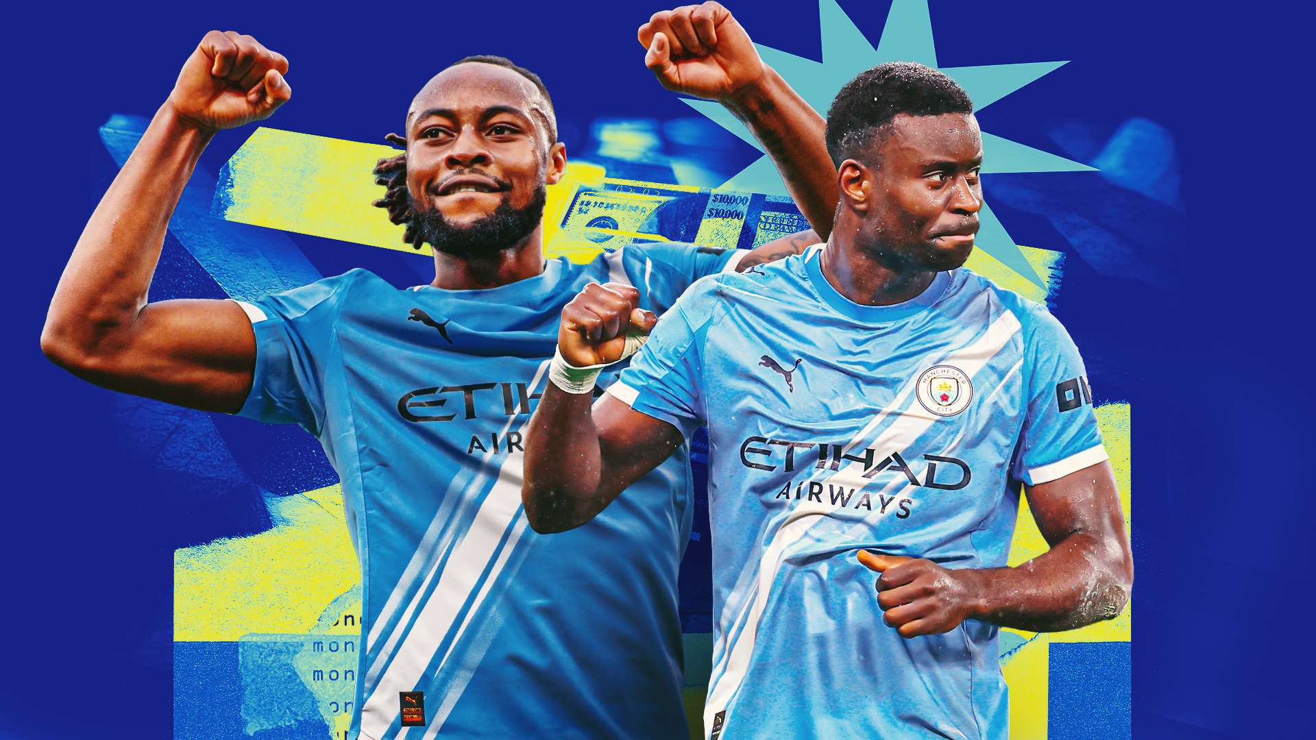 Antoine Semenyo Marc Guehi Man City GFX
