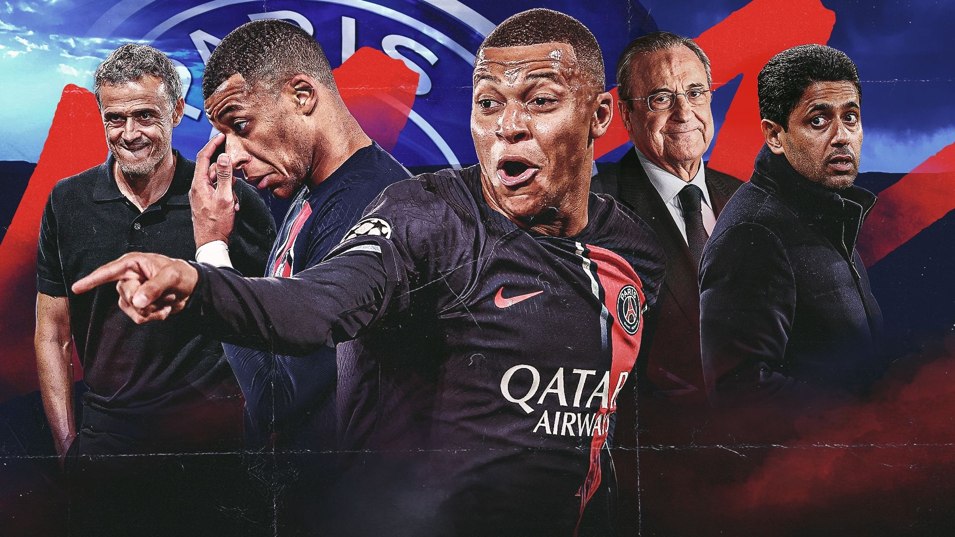 Kylian Mbappe Circus PSG GFX