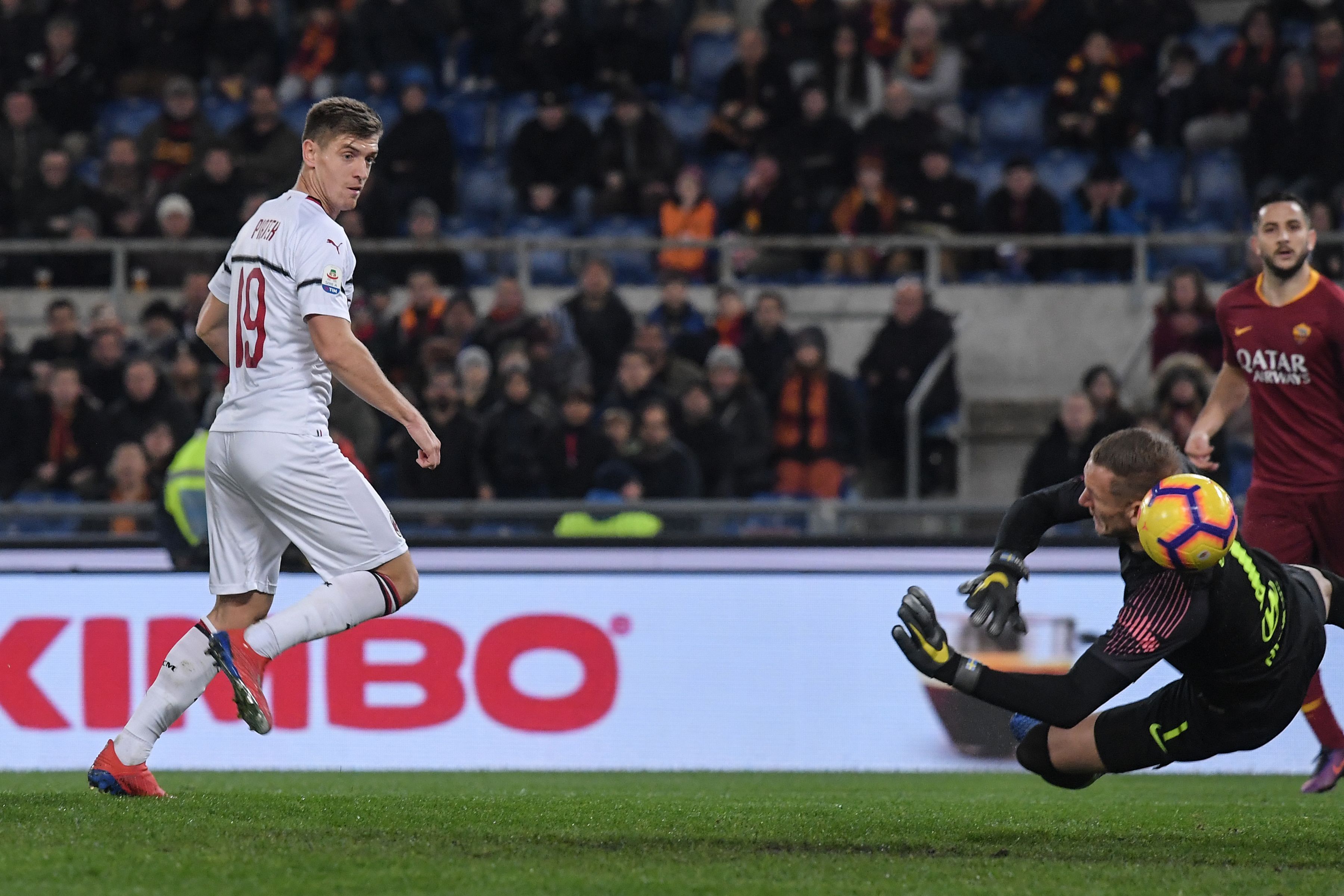 Krzysztof Piatek Roma Milan