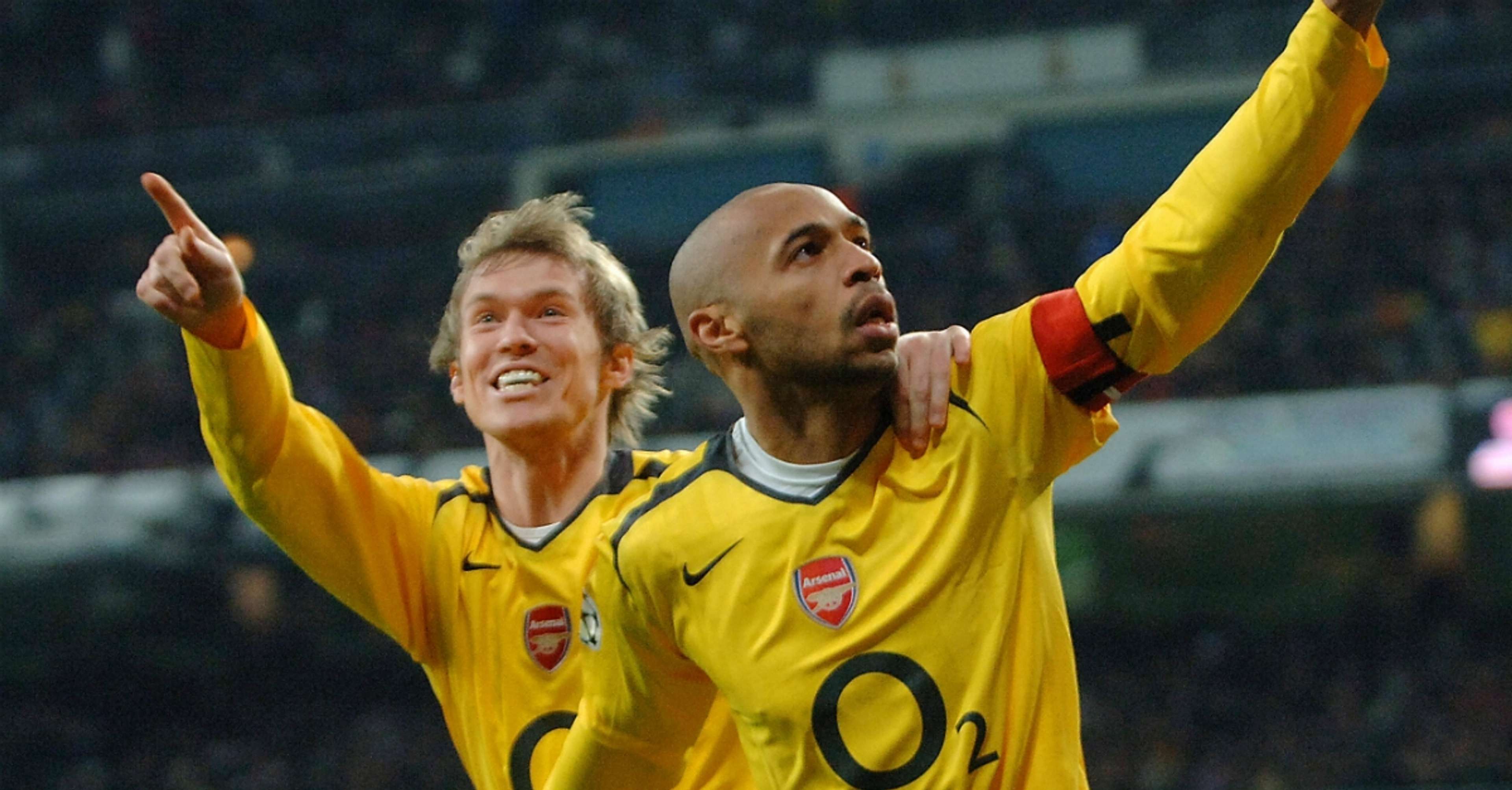 Thierry Henry Alexander Hleb Real Madrid Arsenal Uefa Champions league 21022006