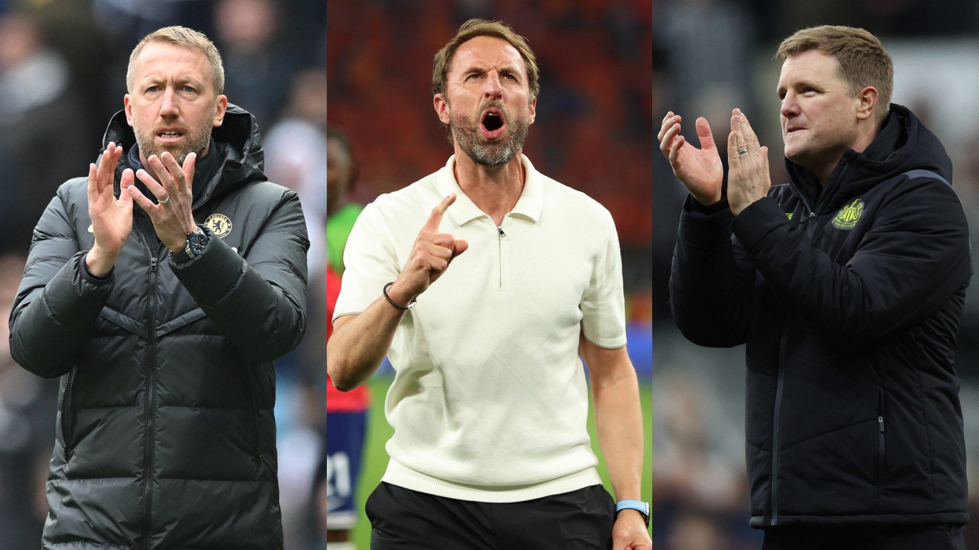 Garham Potter Gareth Southgate Eddie Howe split