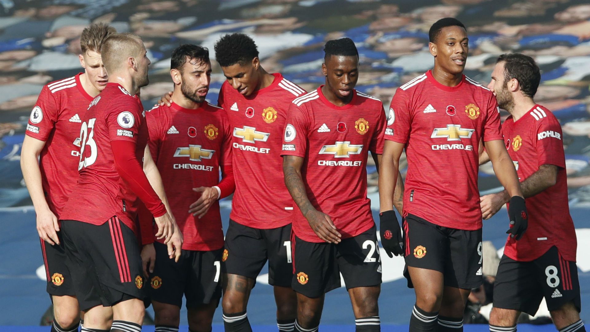 Bruno Fernandes Manchester United Everton 2020-21