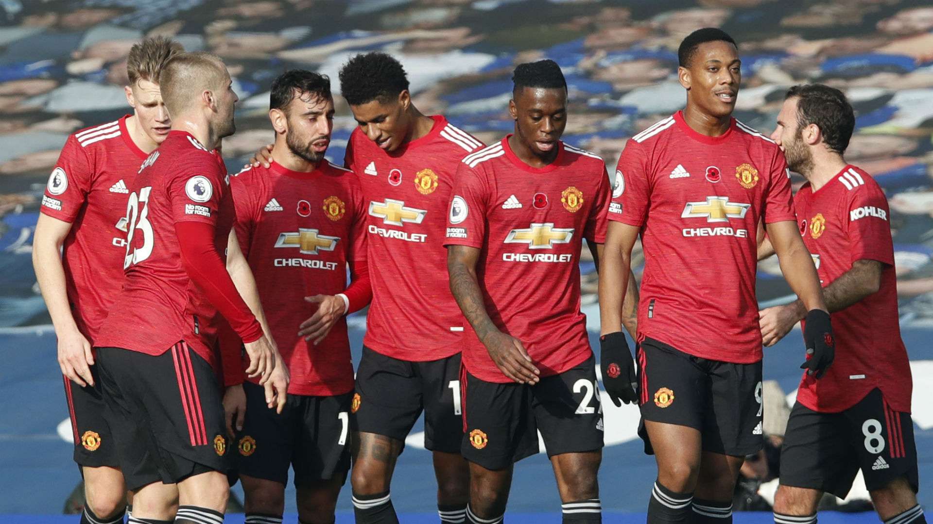 Bruno Fernandes Manchester United Everton 2020-21