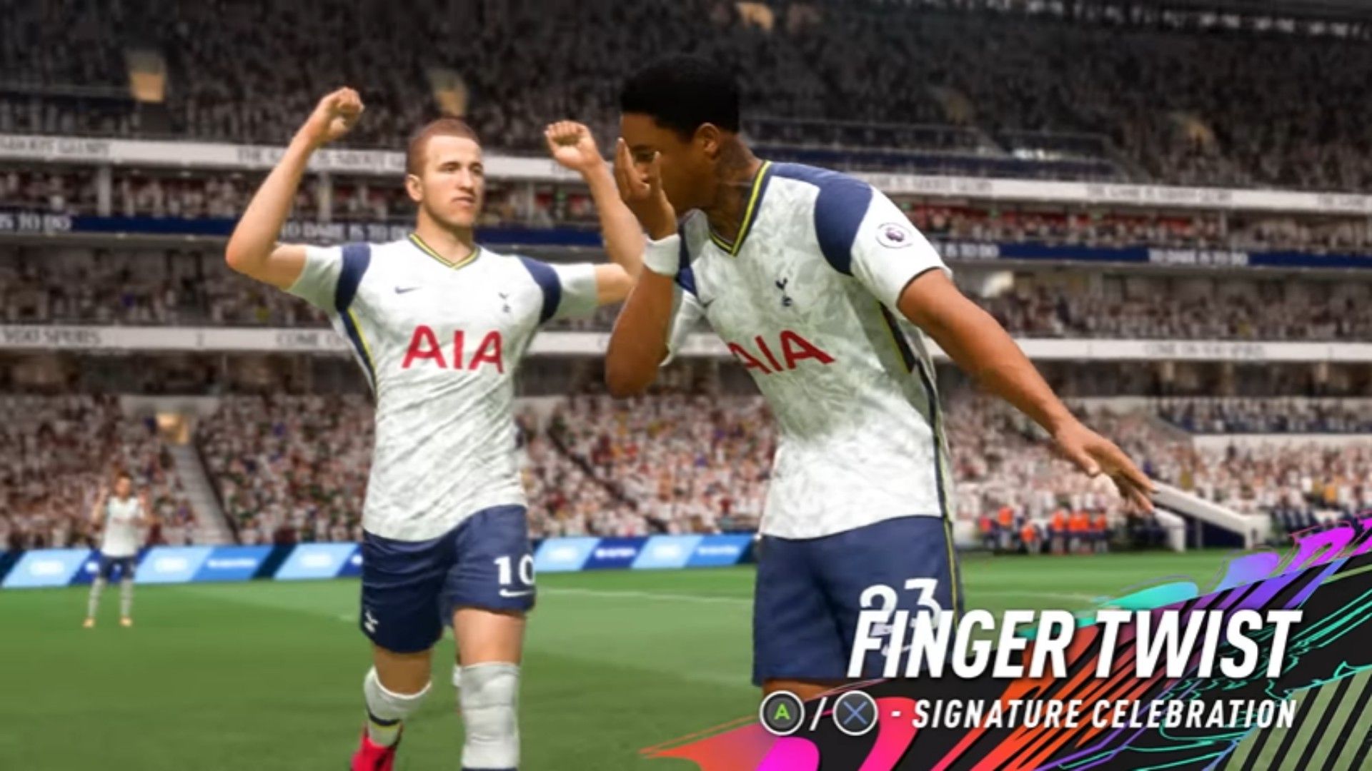 Giro de dedo nuevo festejo FIFA 21