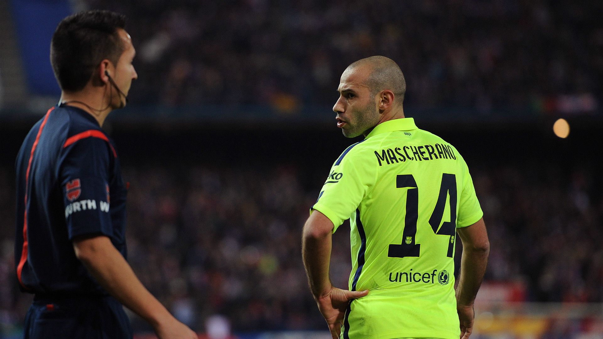 Javier Mascherano Atletico de Madrid Barcelona Copa del Rey 01282015