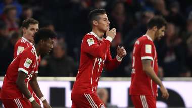 James Rodriguez Bayern München Munich Bundesliga 28102017