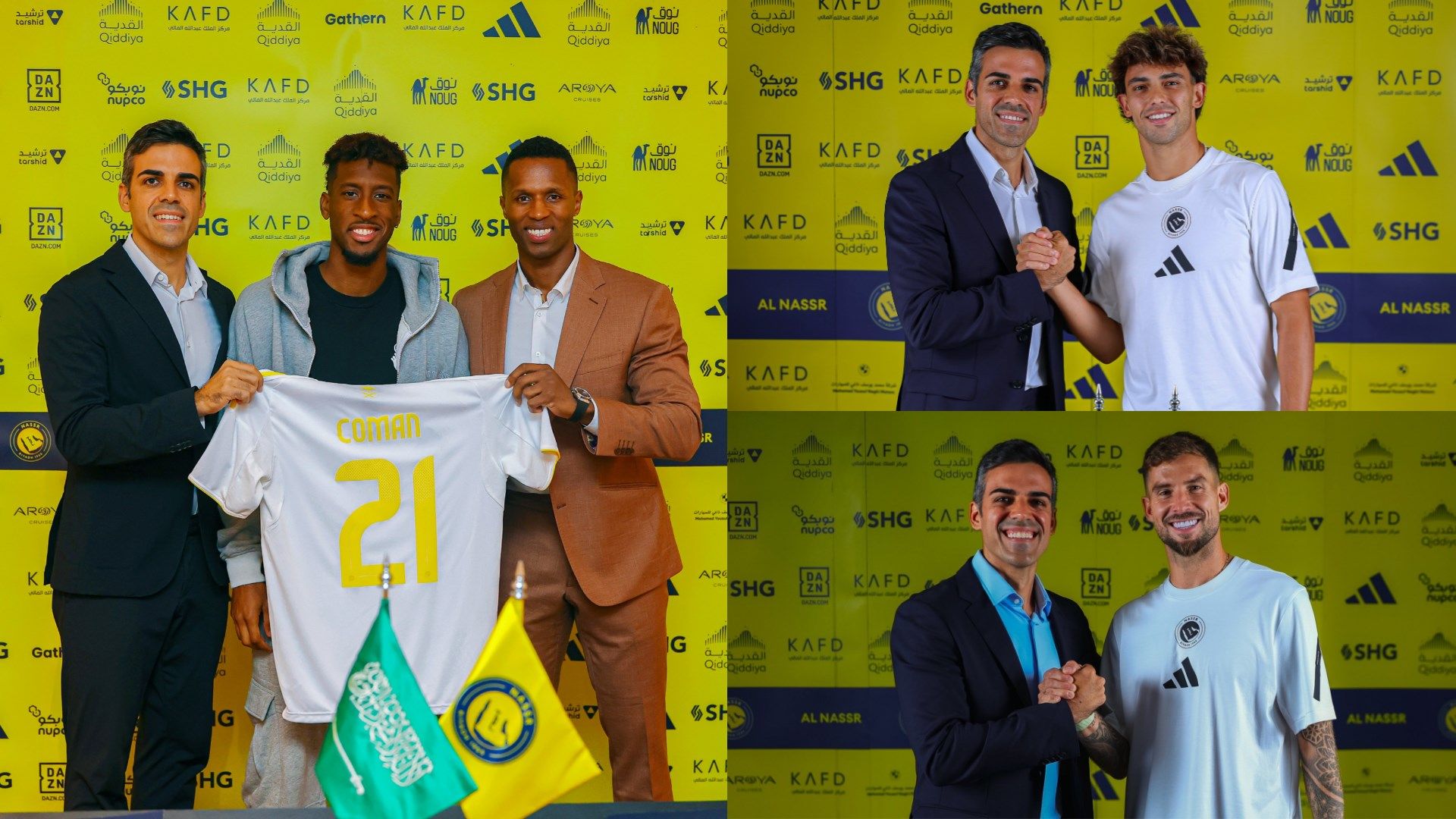 Kingsley Coman Joao Felix Inigo Martinez Nassr