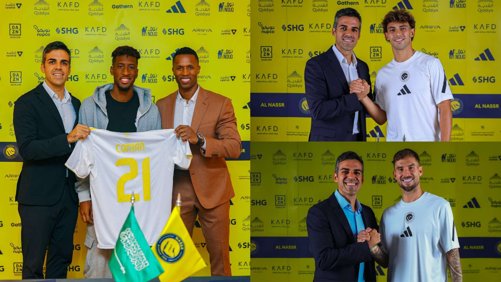 Kingsley Coman Joao Felix Inigo Martinez Nassr