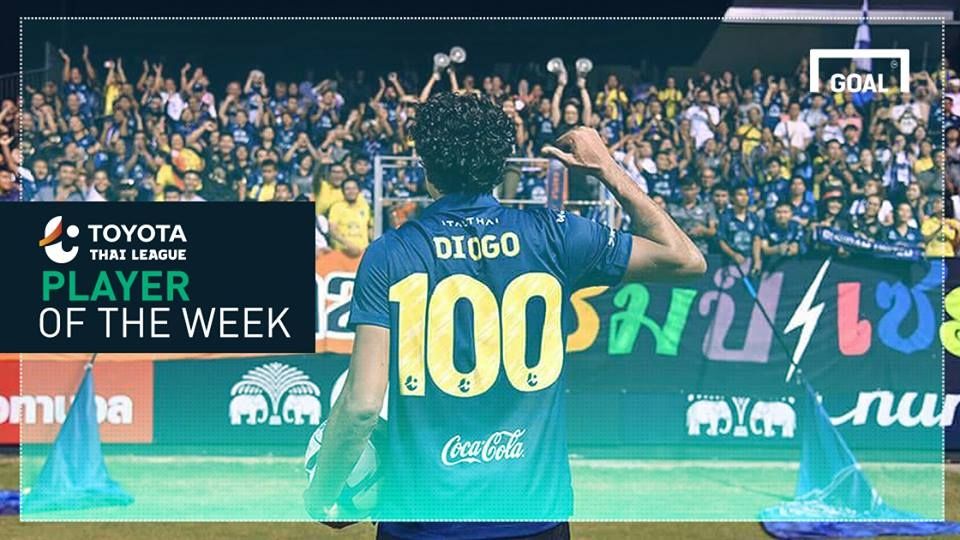 Toyota Thai League Player of the Week 7 : ดิโอโก้ หลุยส์ ซานโต