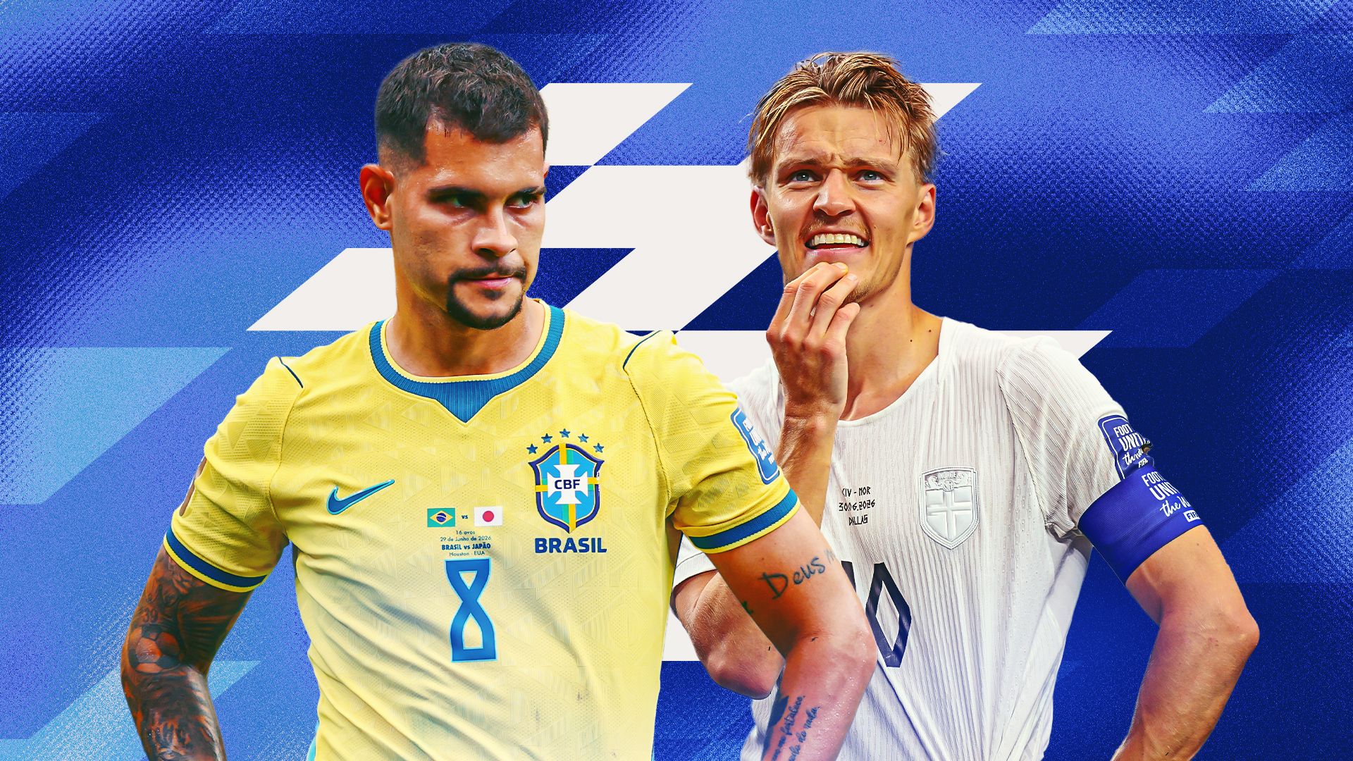 Bruno Guimaraes Martin Odegaard GFX