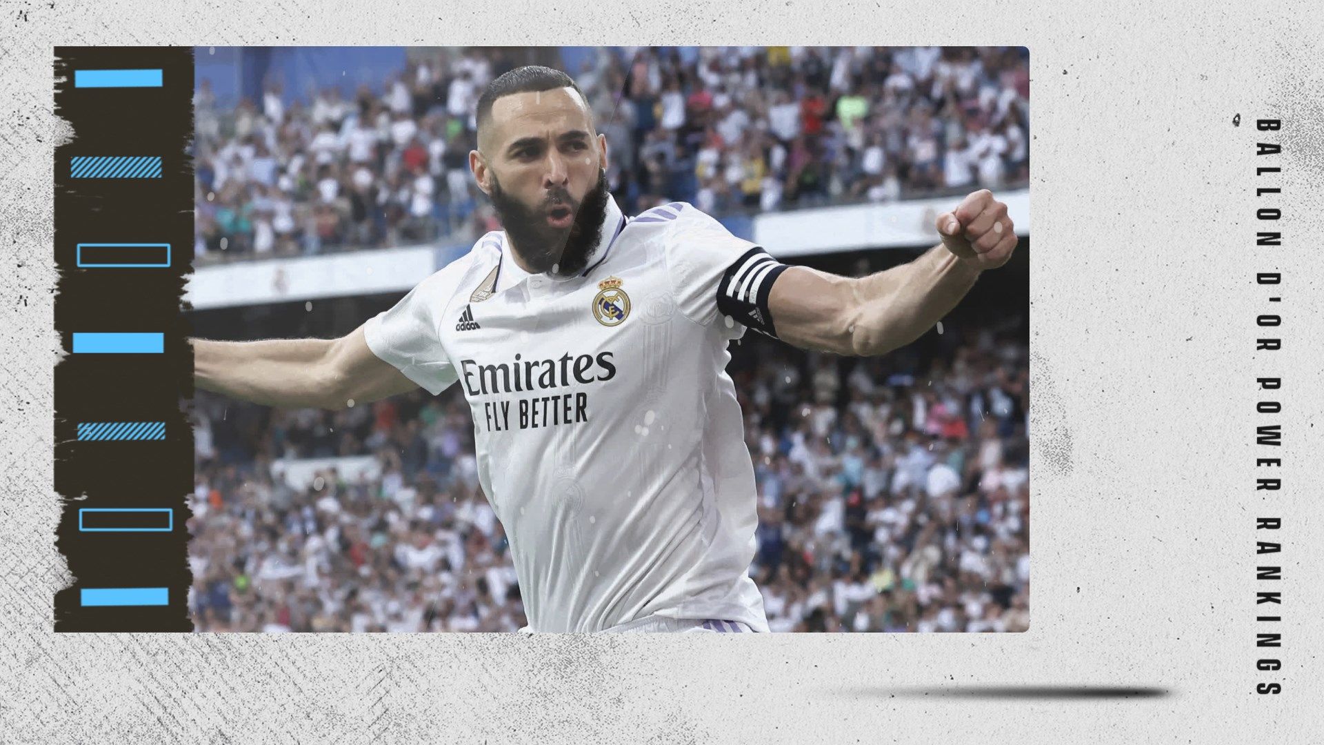 Karim Benzema Ballon d'Or Rankings GFX