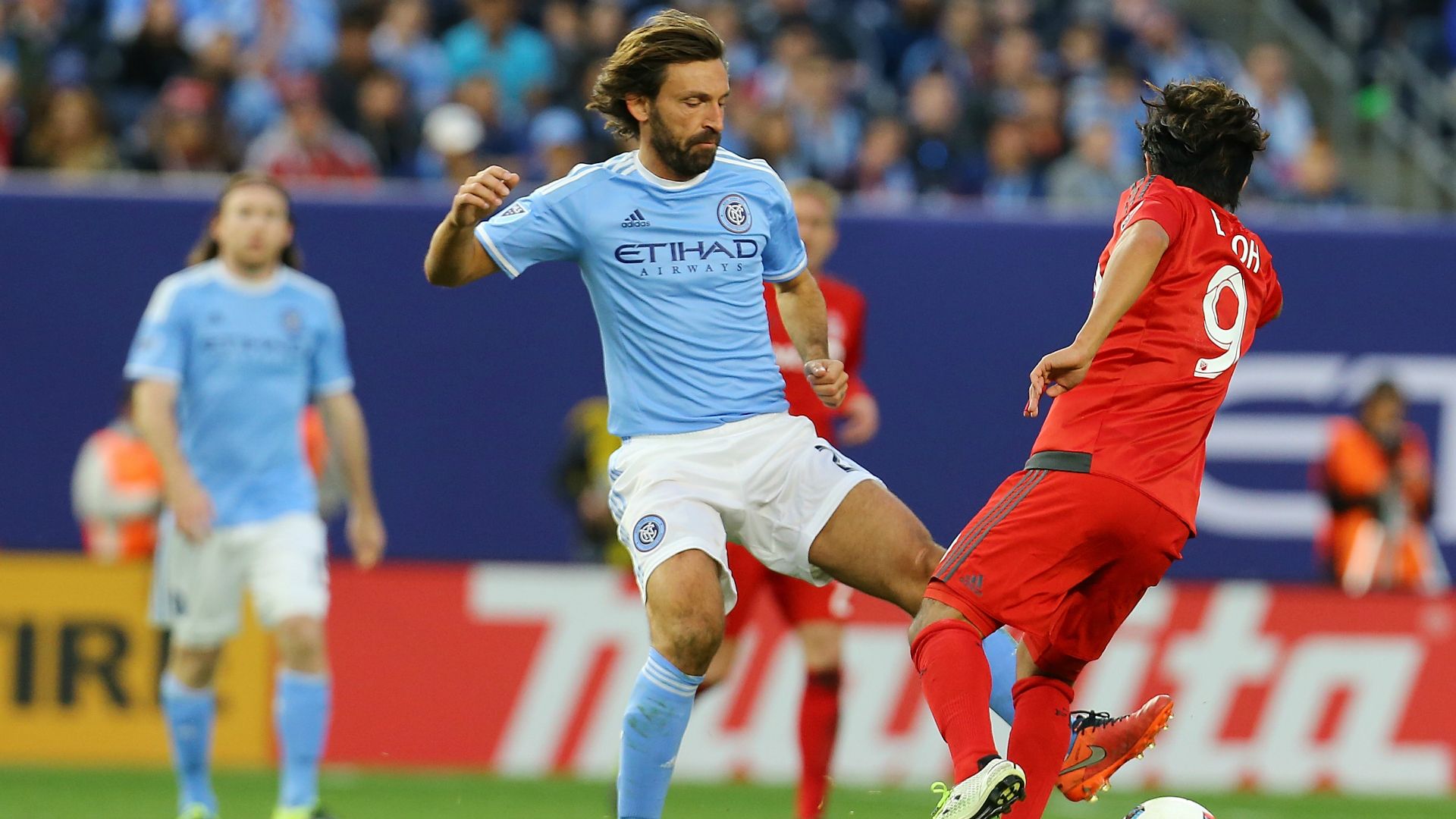 Andrea Pirlo New York City FC Toronto FC MLS 03132016