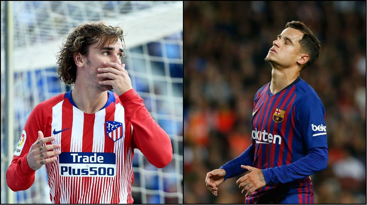 philippe coutinho atletico madrid antoine griezmann fc barcelona