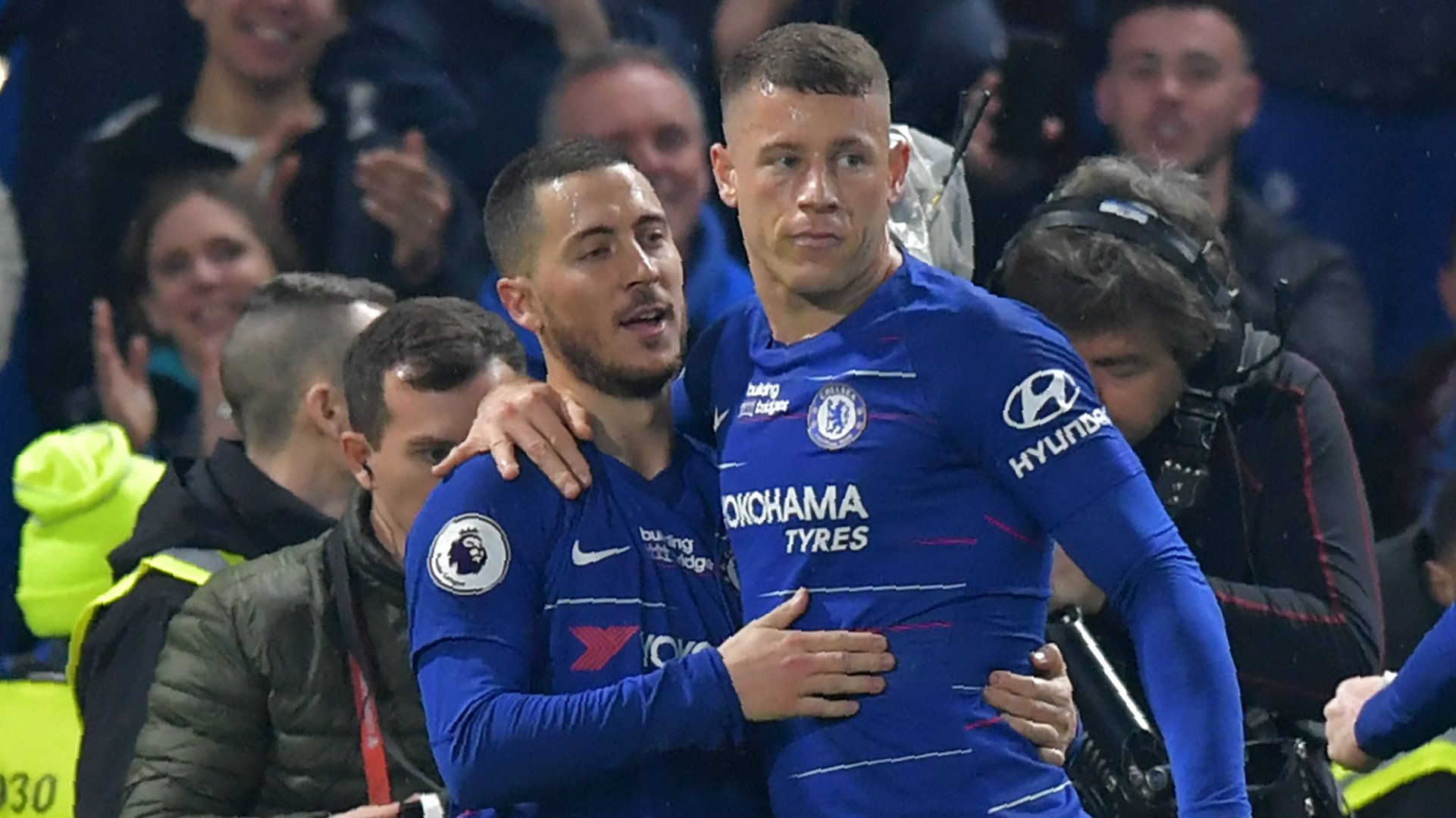 Ross Barkley Eden Hazard Chelsea 2018-19