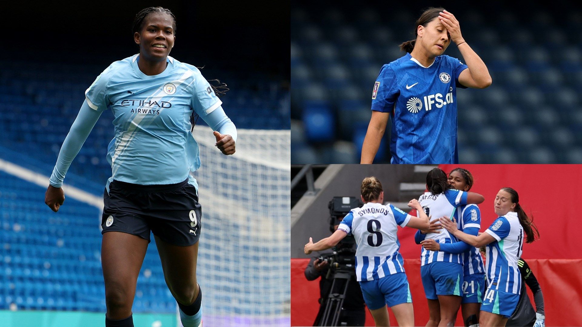 Khadija Shaw Sam Kerr Brighton FA Cup split