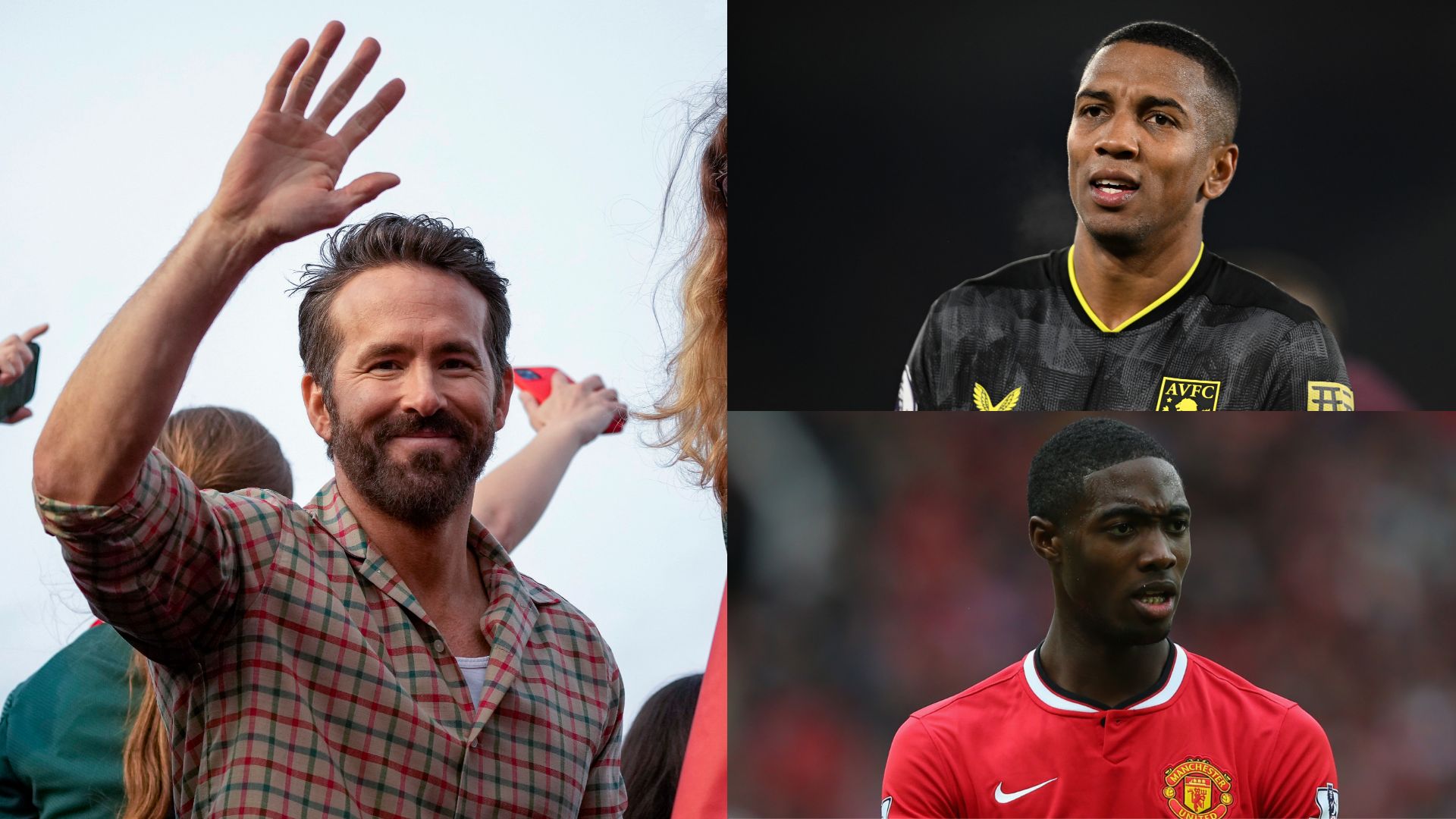 Ryan Reynolds Wrexham Ashley Young Tyler Blackett split 