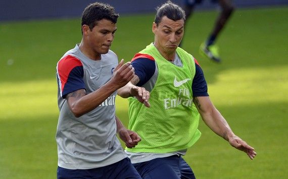 Thiago Silva & Zlatan Ibrahimovic (Paris SG)