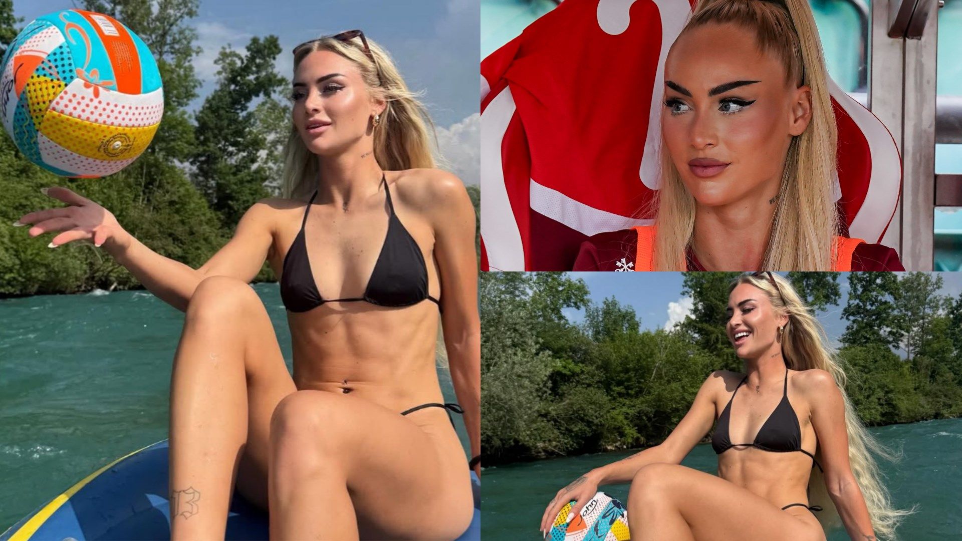 Alisha Lehmann enjoys 'another vibe' by chilling on boat trip as Juventus star waits to learn Switzerland Euro 2025 squad fate | Goal.com UK