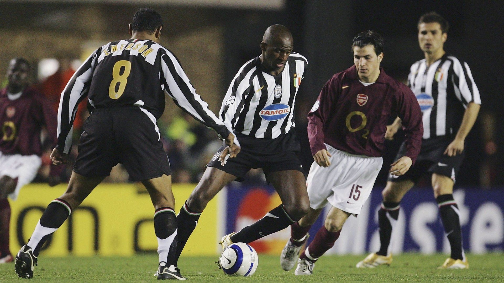 Patrick Vieira Cesc Fabregas Juventus Arsenal 2006