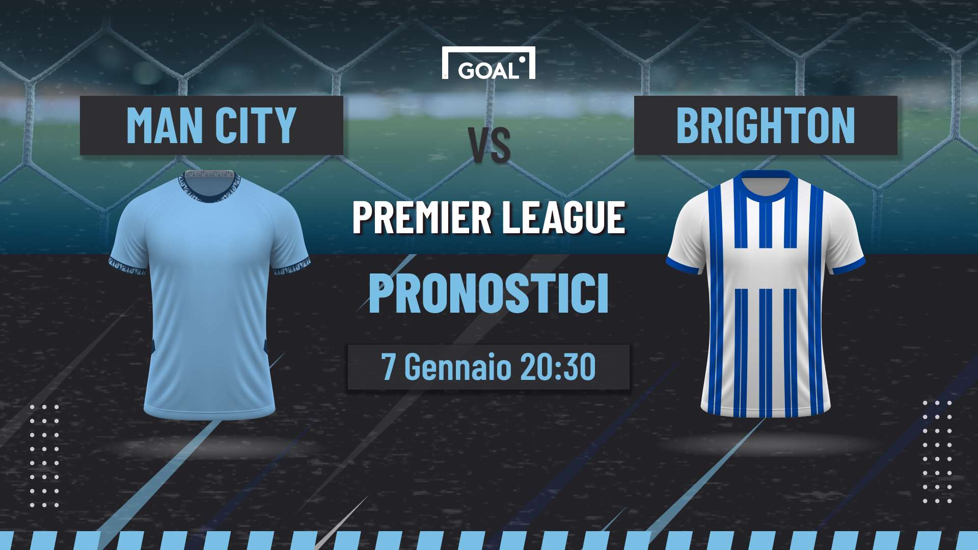 Pronostici Manchester City - Brighton
