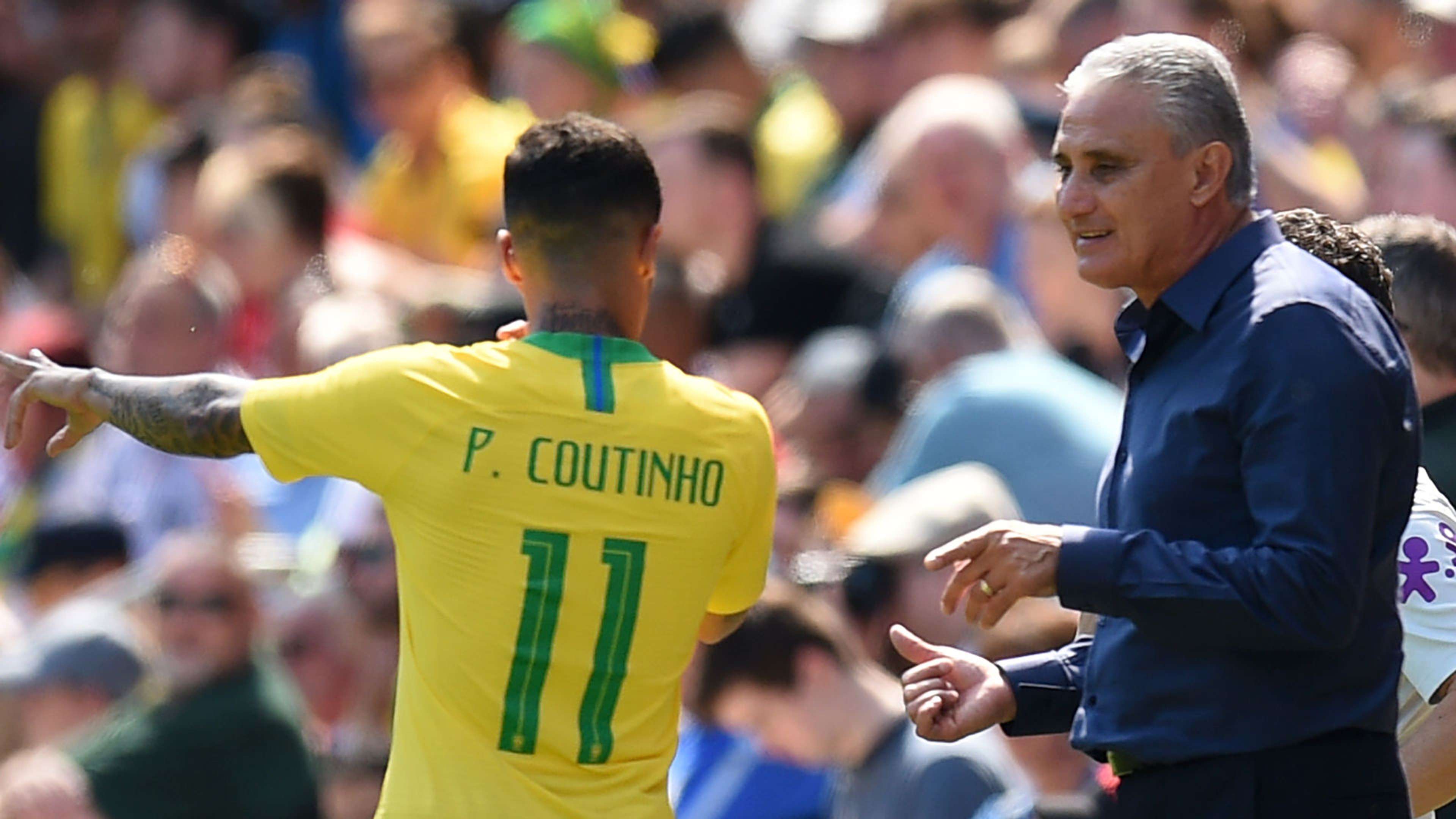 Coutinho Tite Brazil Croatia Friendlies 03062018