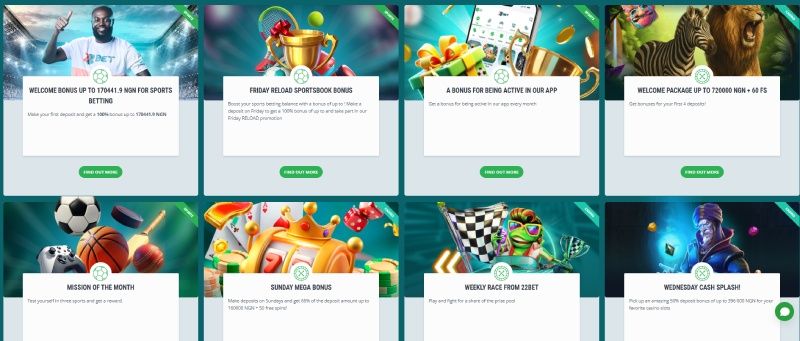 22bet Bonus Offers