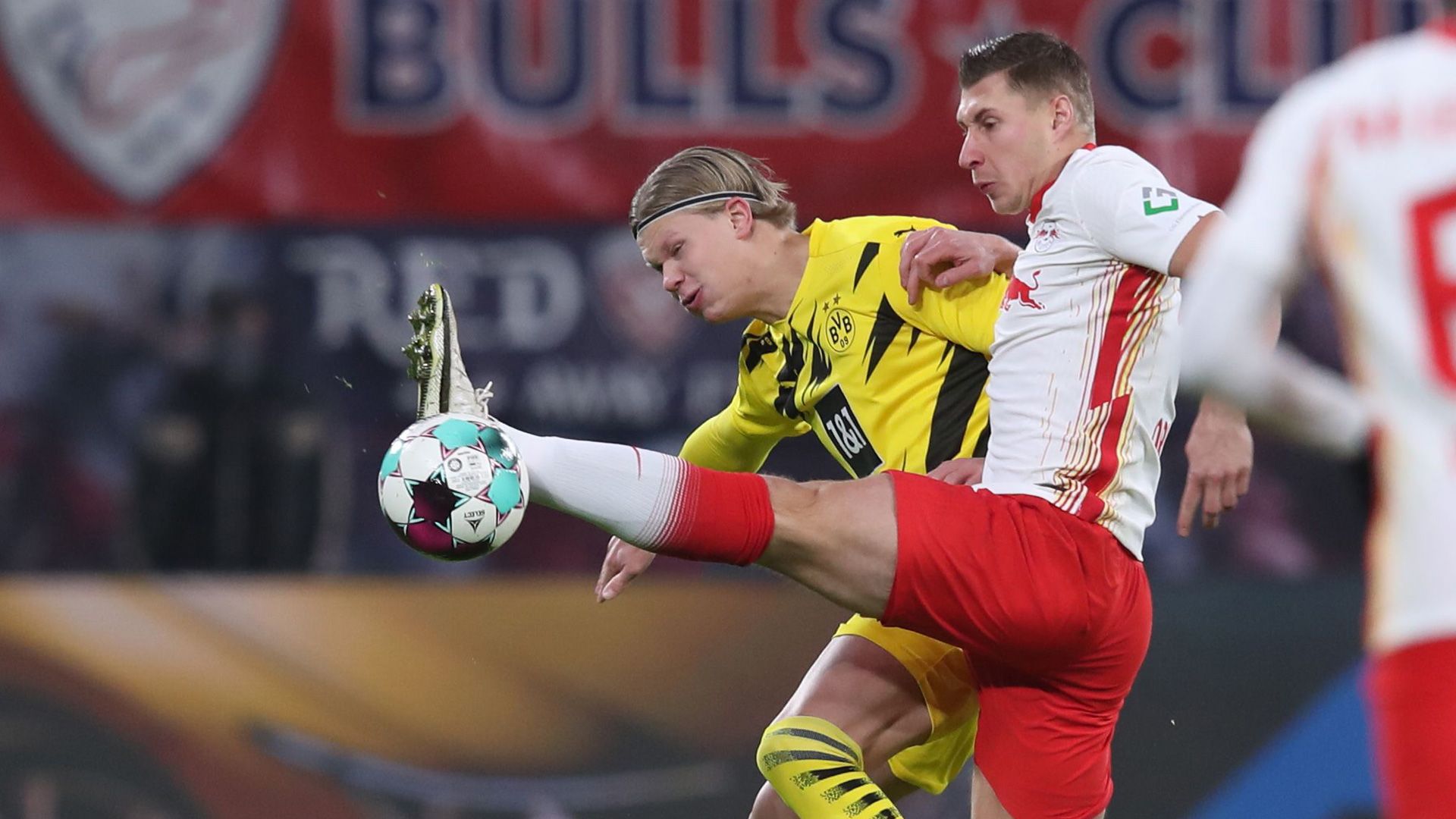 Erling Haaland Borussia Dortmund Willi Orban Leipzig 0121