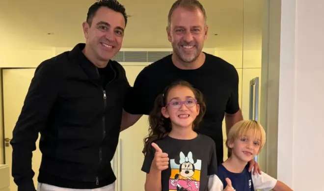 Hansi Flick Xavi Hernandez